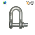 G210 electro-galvanized dee shackle